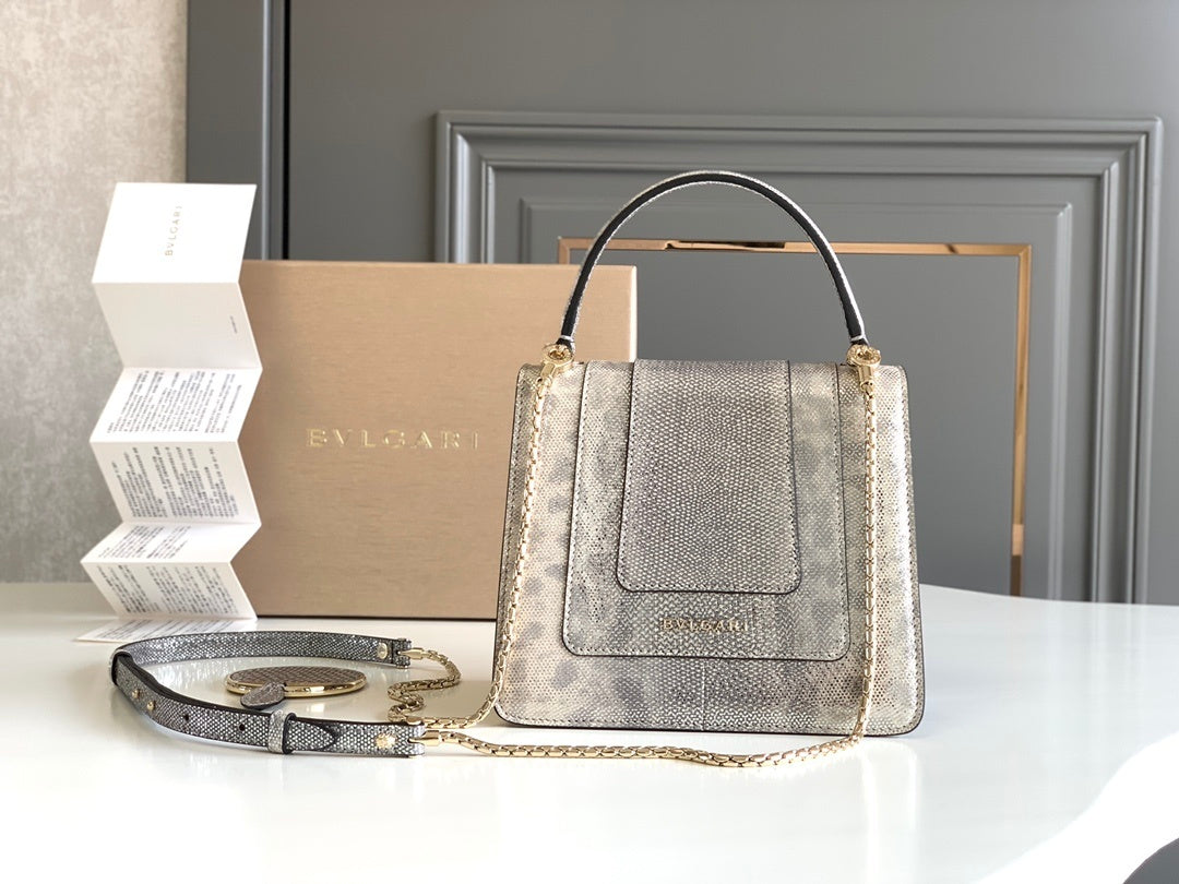 BVLGARI Serpenti Forever Top Handle Bag