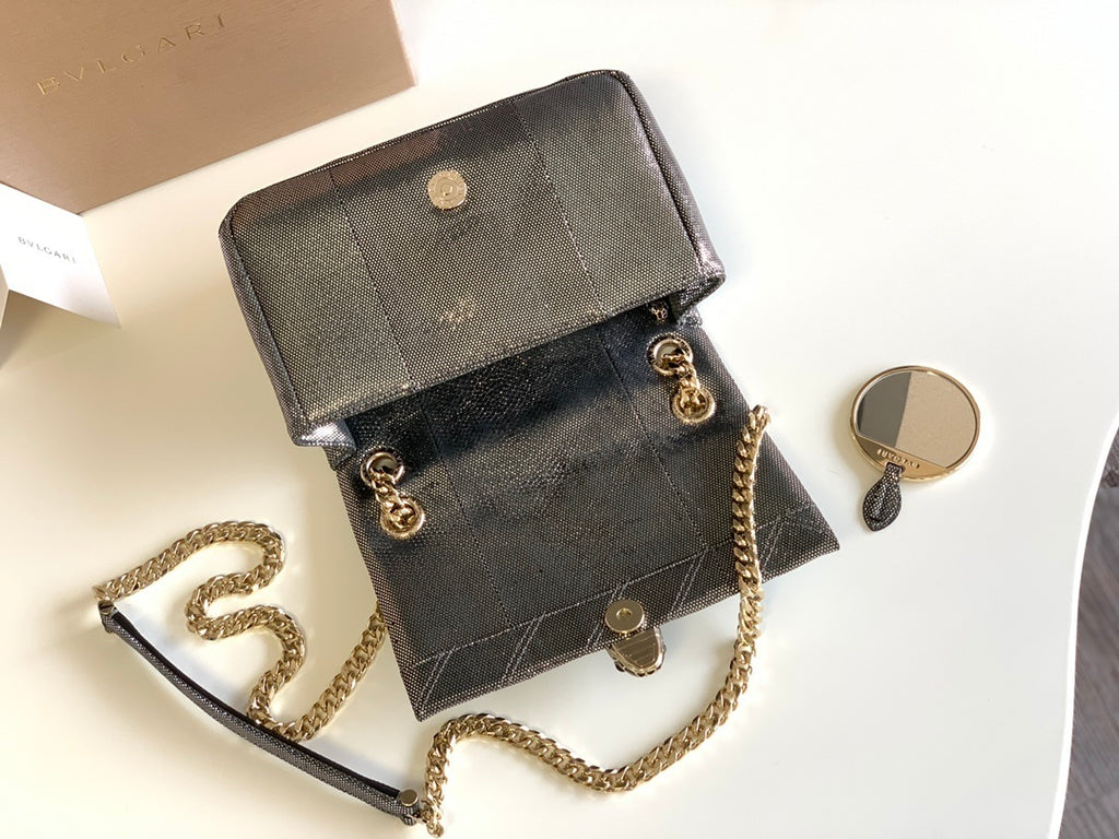 BVLGARI Serpenti Cabochon Shoulder Bag