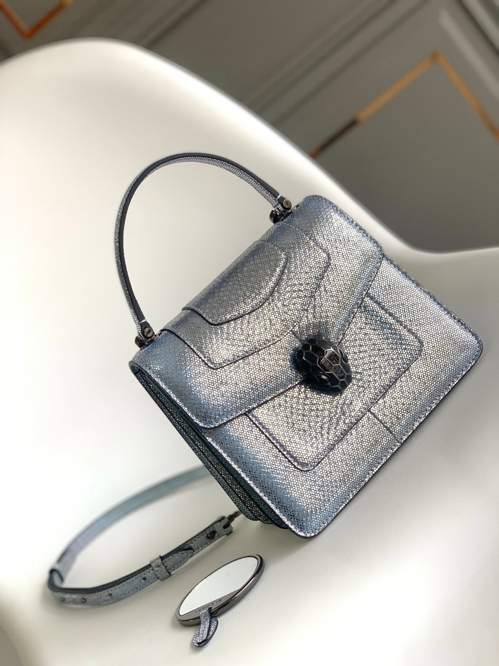 BVLGARI Serpenti Forever Top Handle Bag