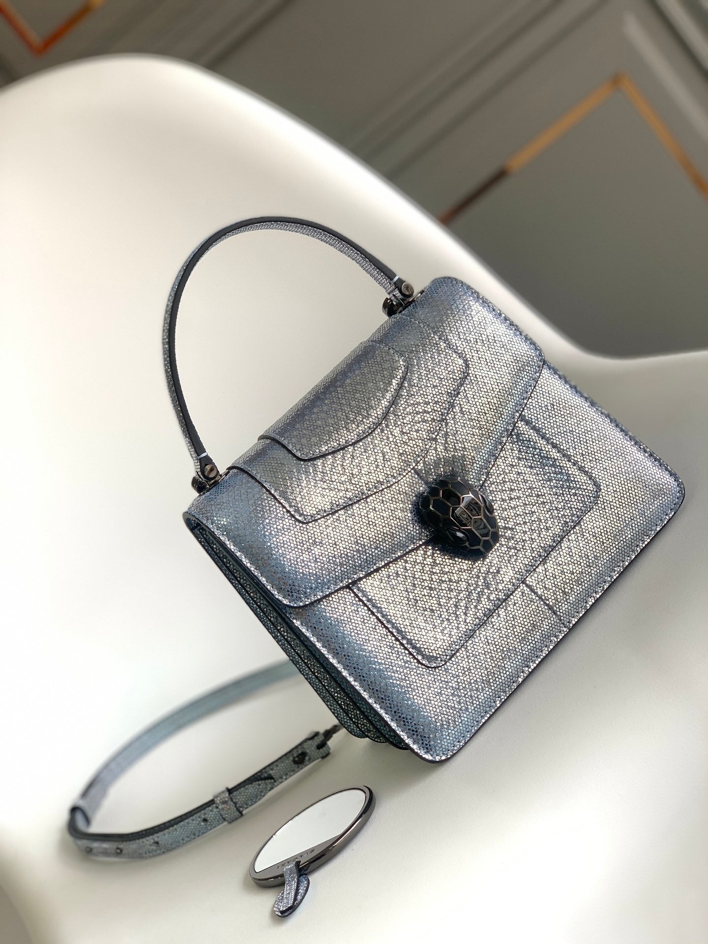 BVLGARI Serpenti Forever Top Handle Bag