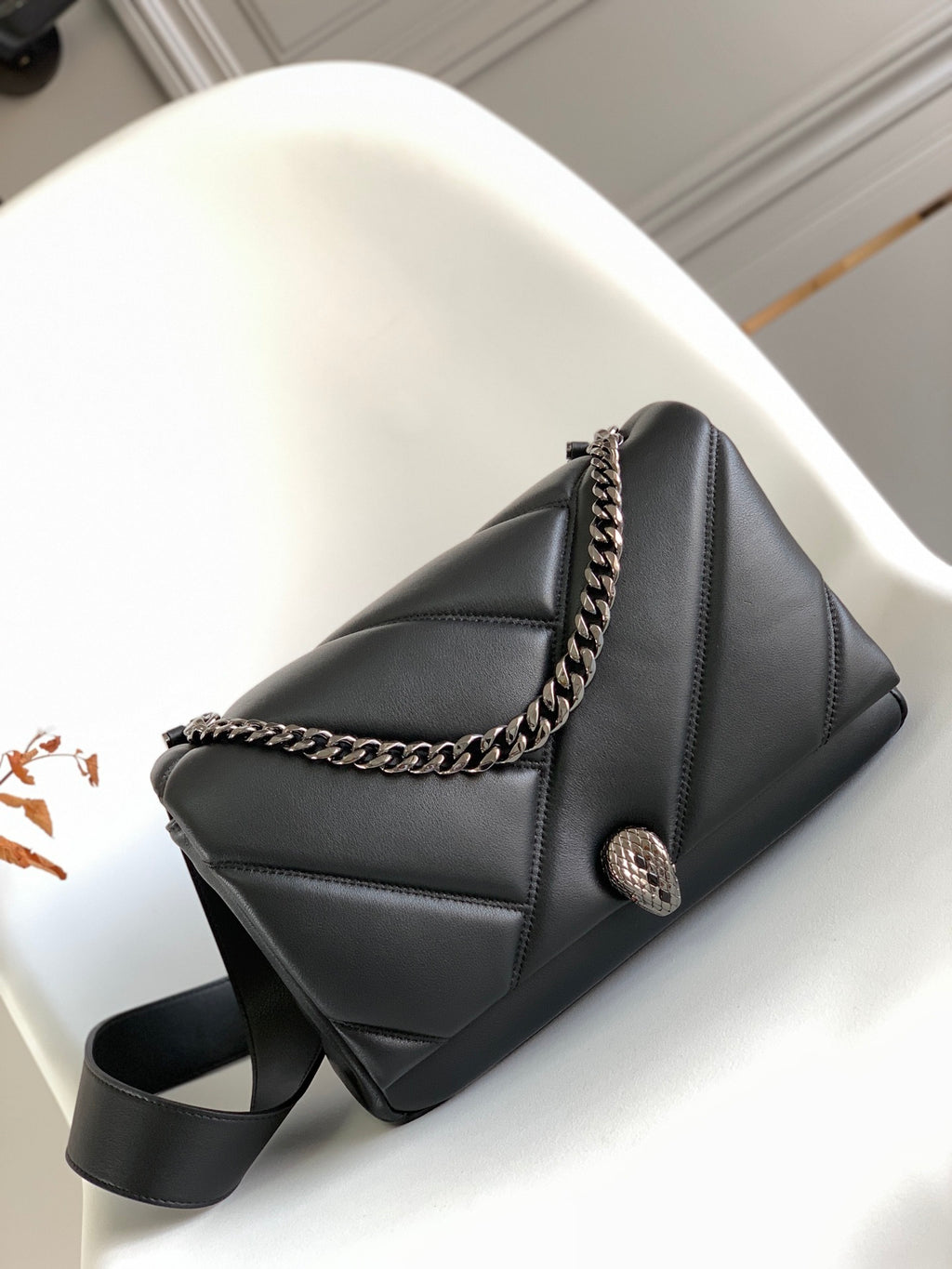 BVLGARI Serpenti Cabochon Shoulder Bag