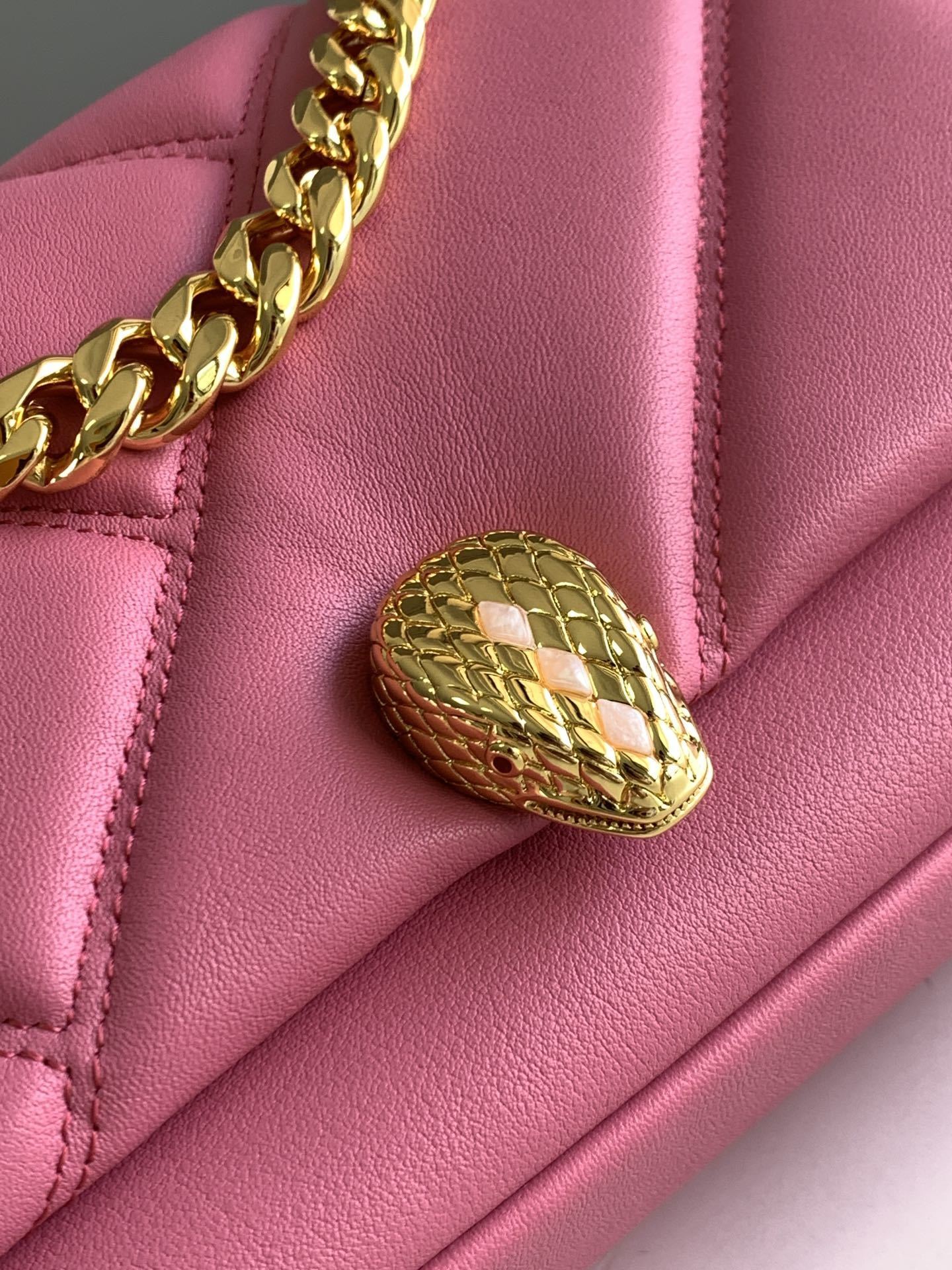 BVLGARI Serpenti Cabochon Shoulder Bag