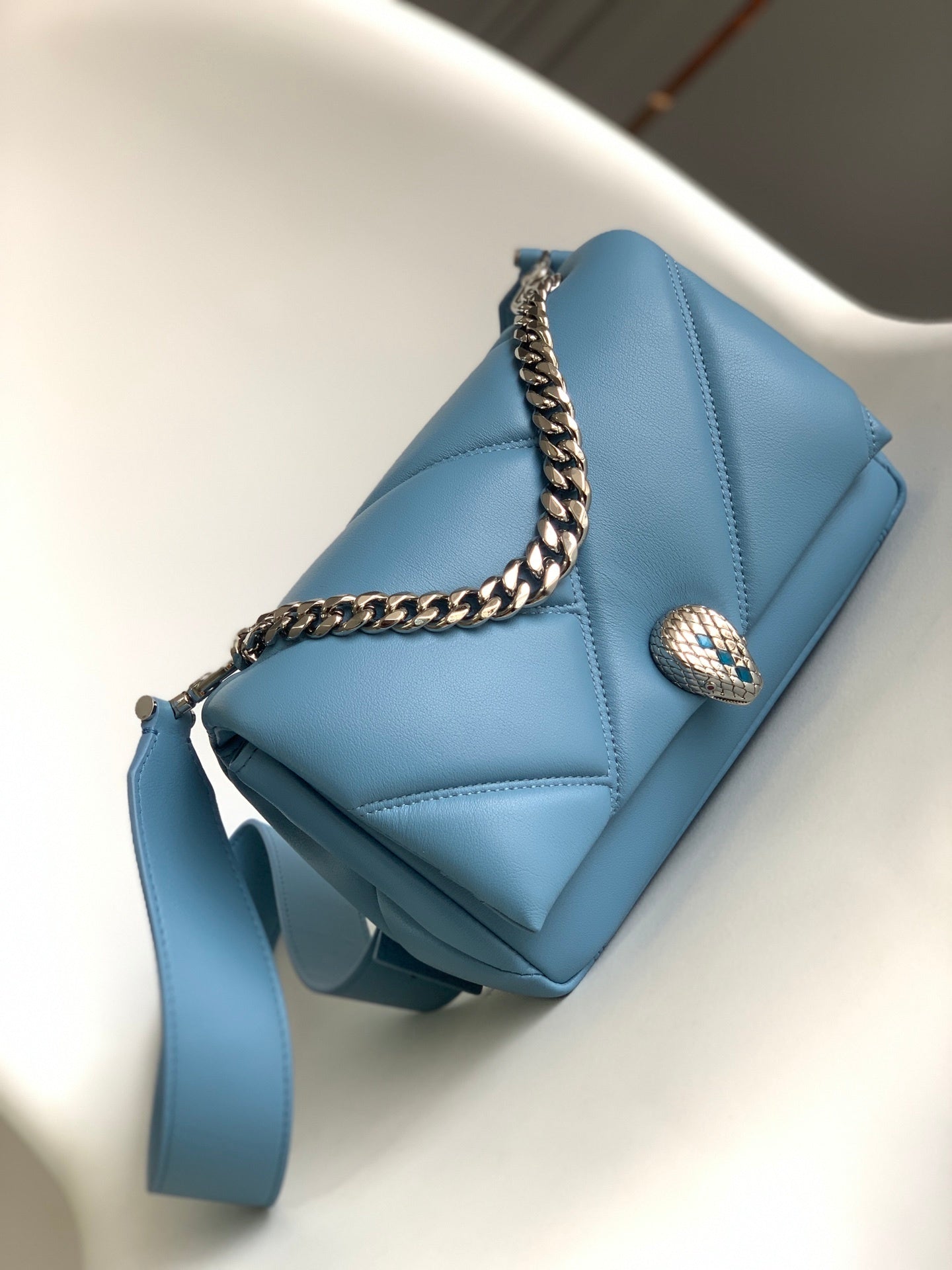 BVLGARI Serpenti Cabochon Shoulder Bag