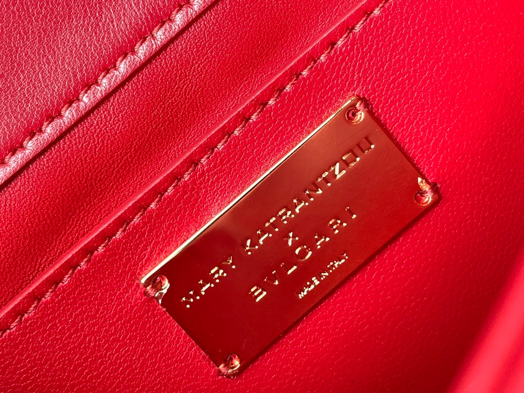 BVLGARI Mary Katrantzou × Serpenti Top Handle Bag