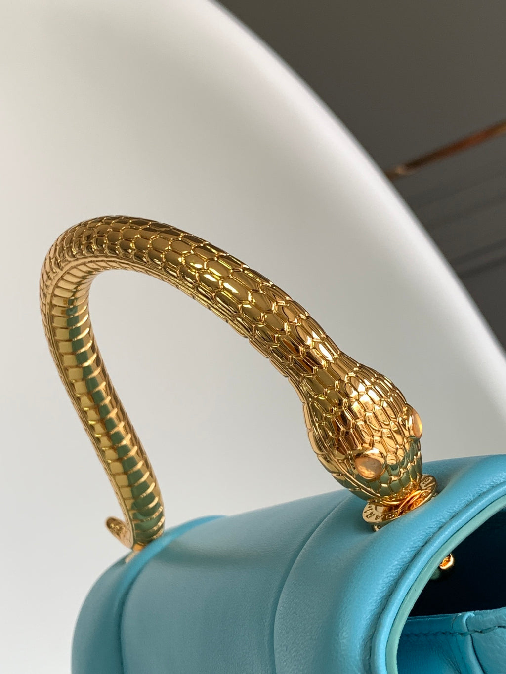 BVLGARI Mary Katrantzou × Serpenti Top Handle Bag