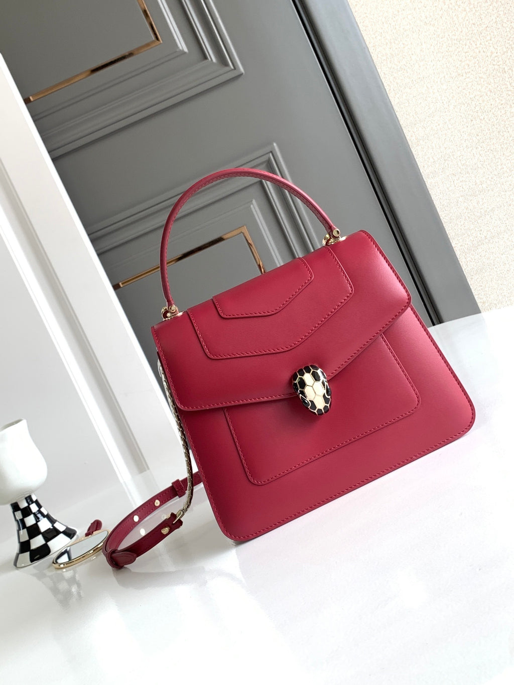BVLGARI Serpenti Forever Top Handle Bag