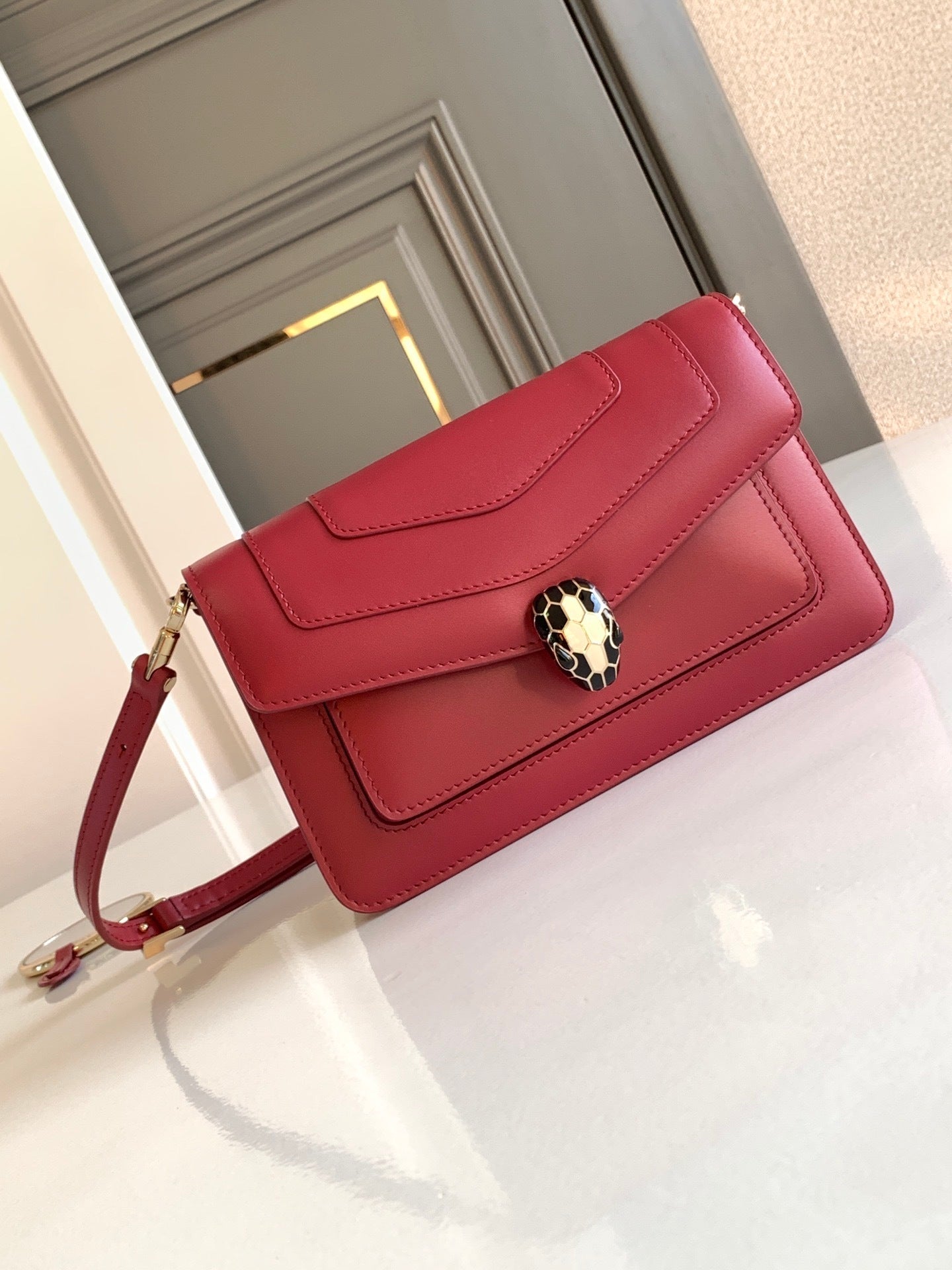 BVLGARI Serpenti Forever East-West Small Shoulder Bag
