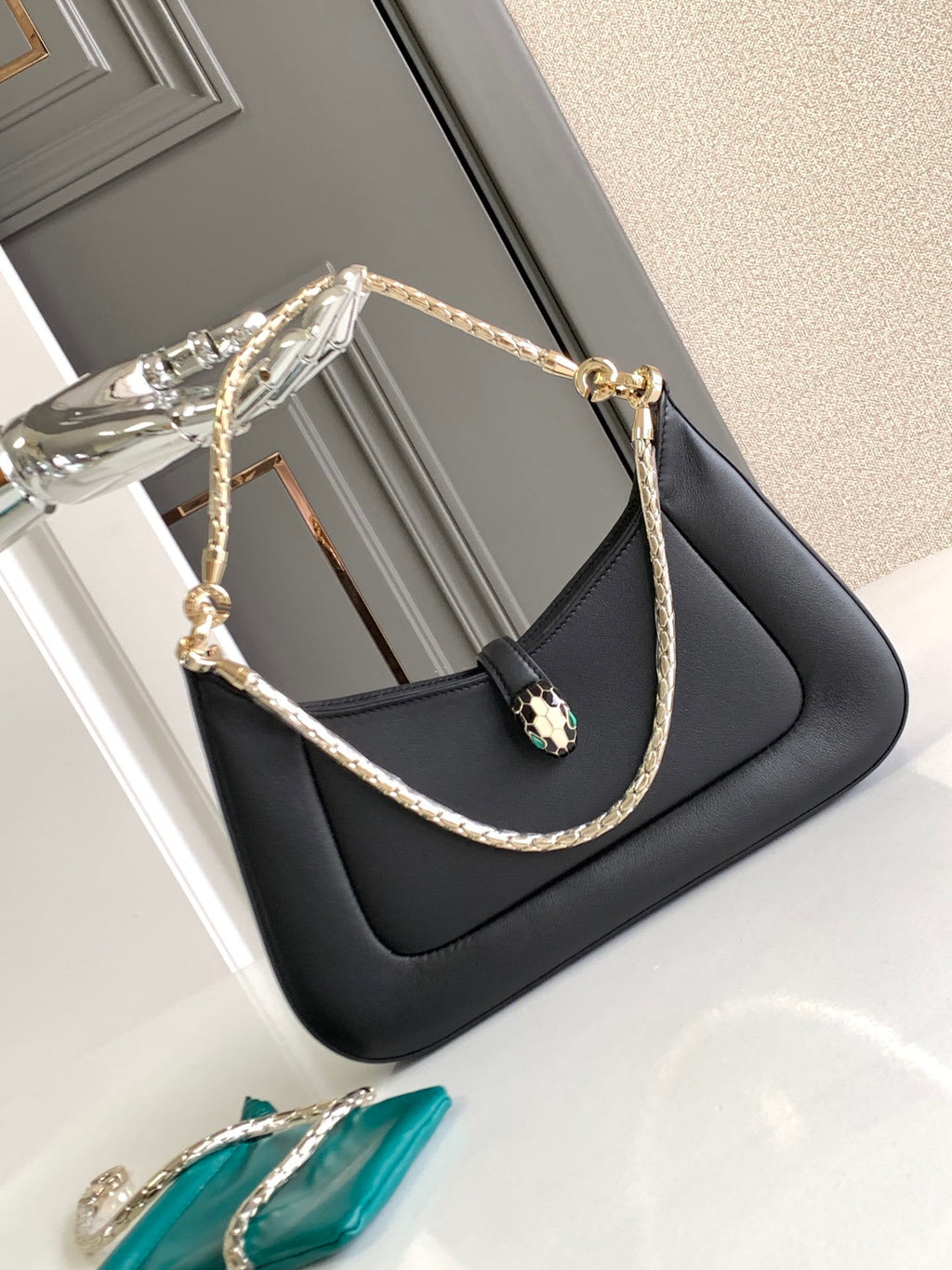 BVLGARI Serpenti Baia Small Shoulder Bag