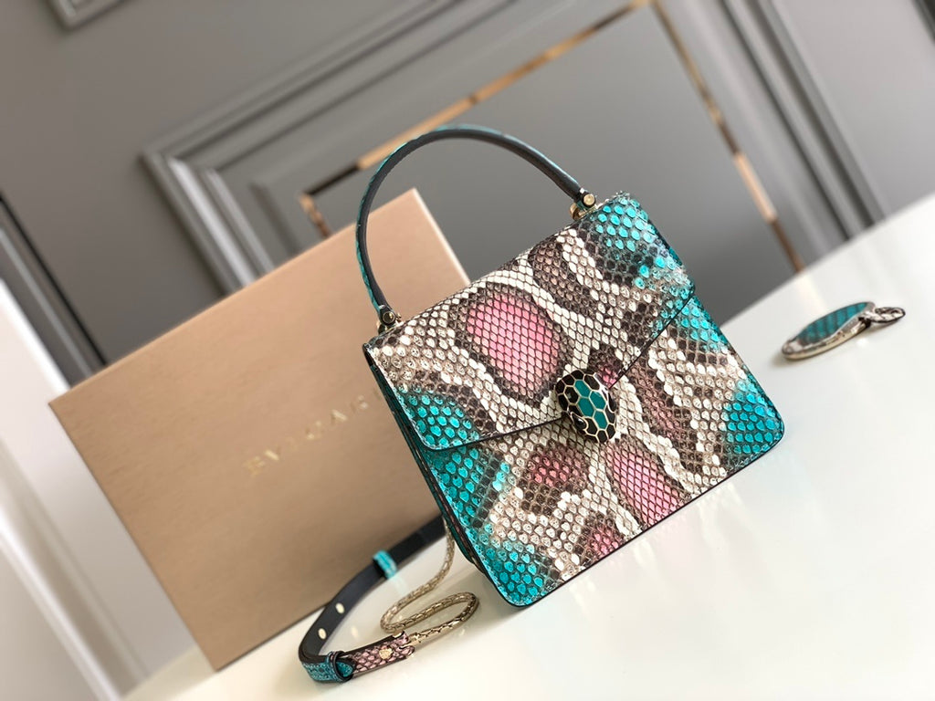 BVLGARI Serpenti Forever Small Top Handle Bag
