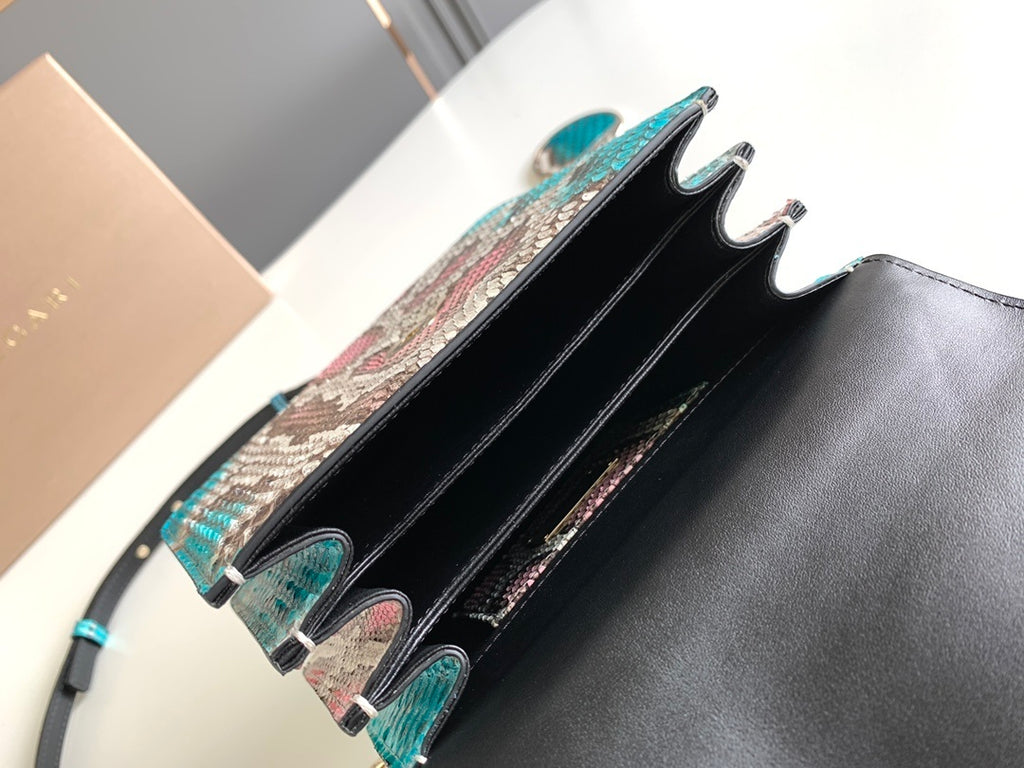 BVLGARI Serpenti Forever Small Top Handle Bag