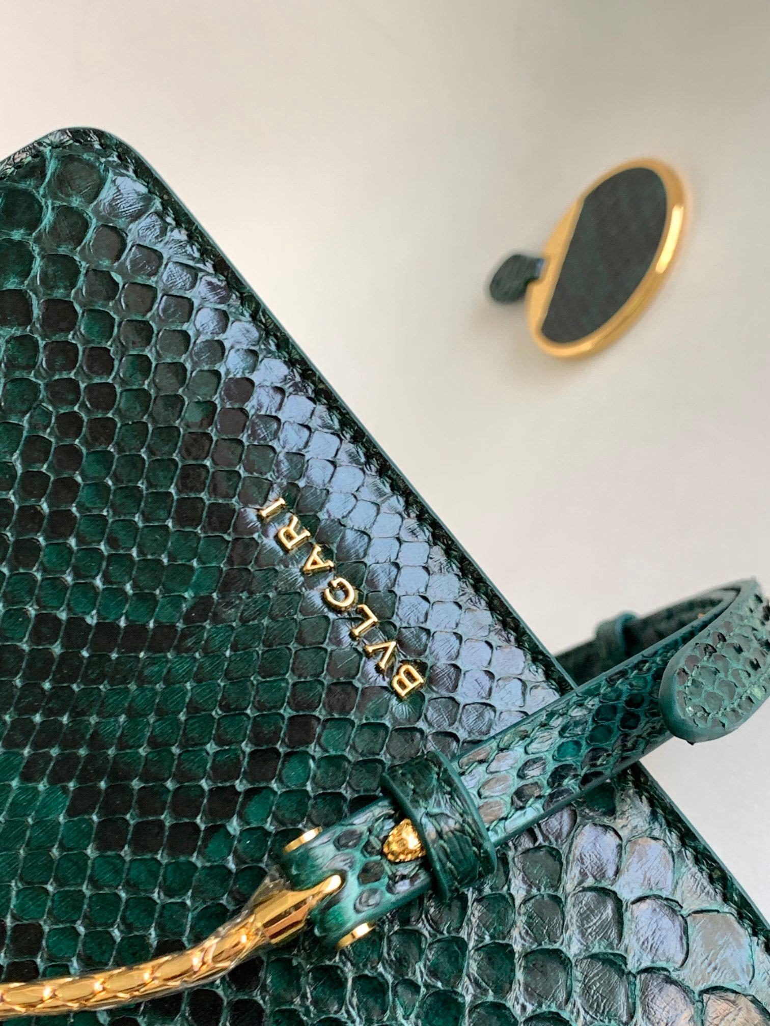 BVLGARI Serpenti Forever Small Top Handle Bag