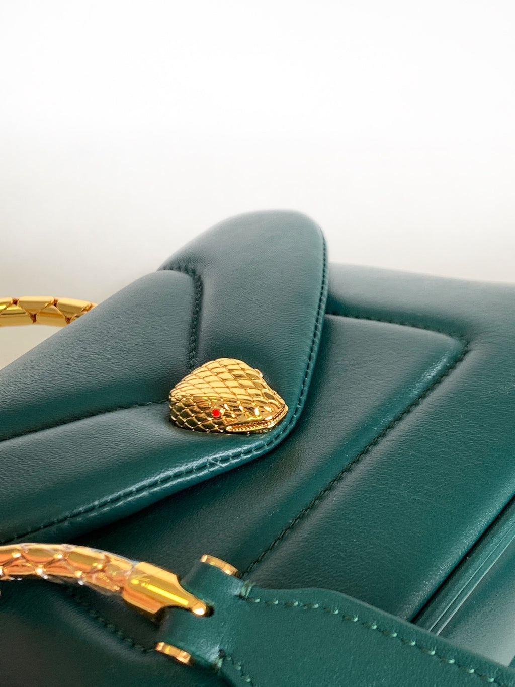 BVLGARI Serpenti Reverse Small Top Handle Bag