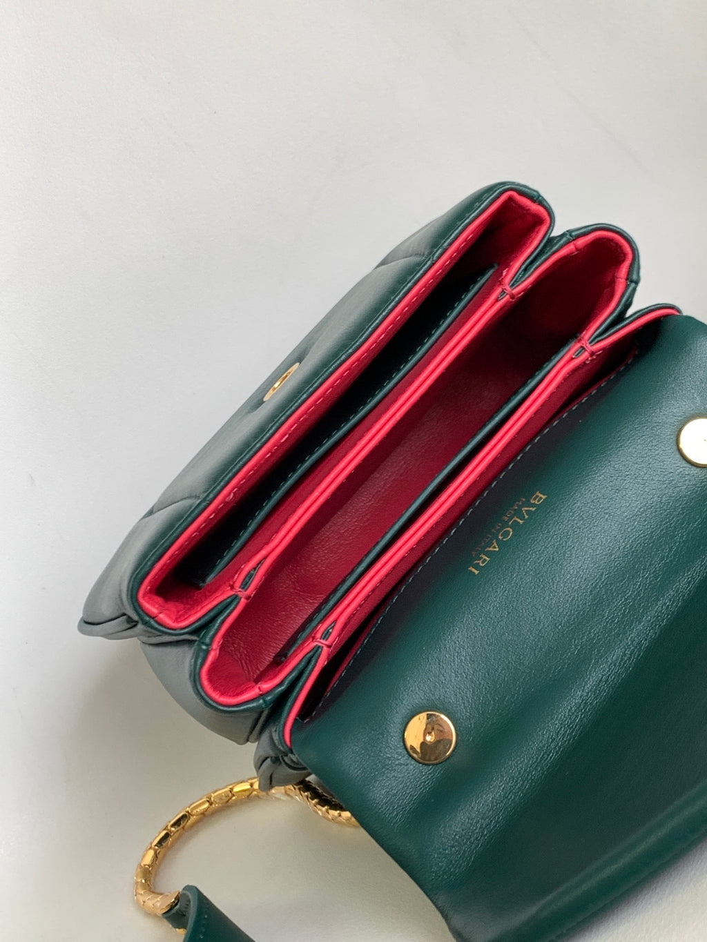 BVLGARI Serpenti Reverse Small Top Handle Bag