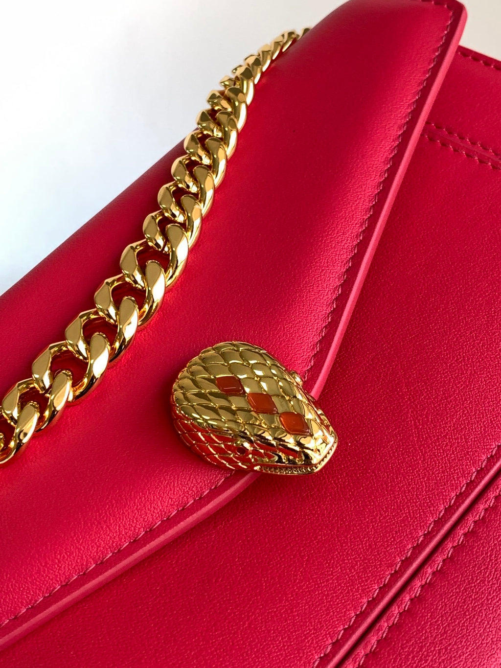 BVLGARI Serpenti East-West Maxi Chain Shoulder Bag