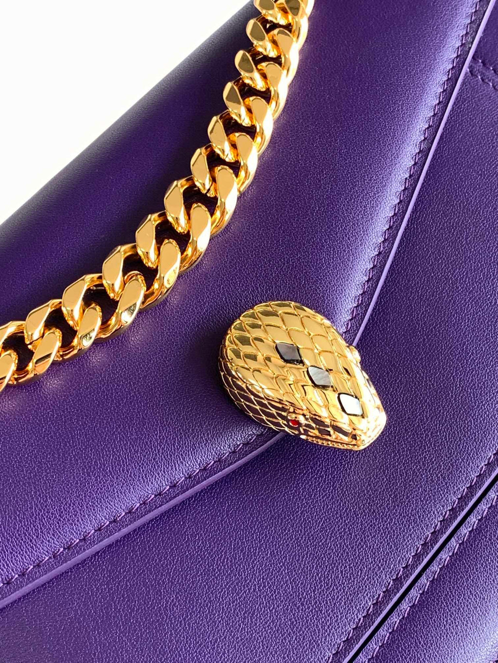 BVLGARI Serpenti East-West Maxi Chain Shoulder Bag