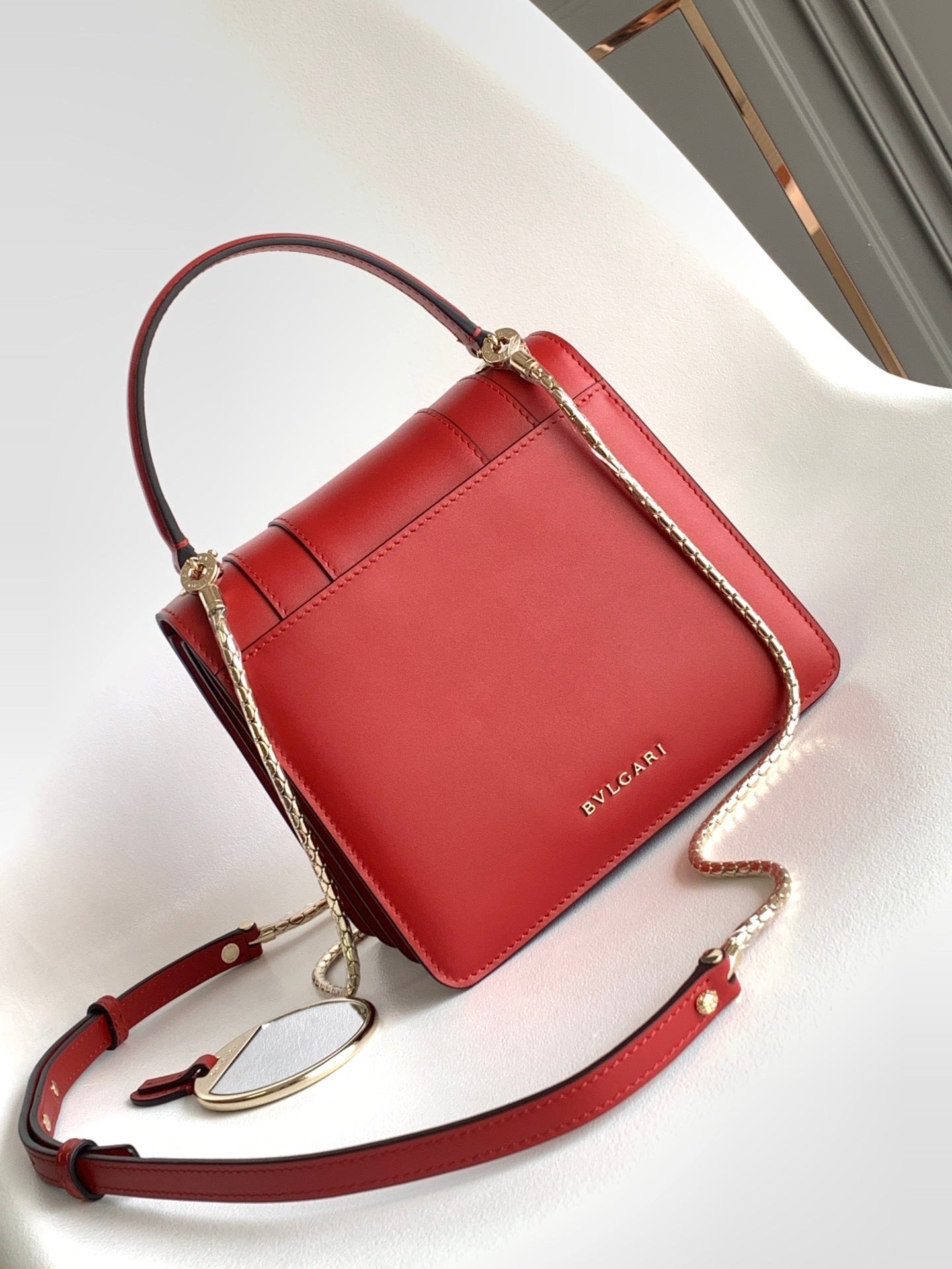 BVLGARI Serpenti Forever Small Top Handle Bag