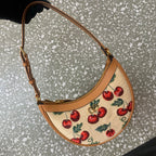 VALENTINO Garavani VLogo Signature Cherry Jacquard Mini Hobo Bag