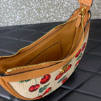 VALENTINO Garavani VLogo Signature Cherry Jacquard Mini Hobo Bag