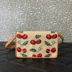 VALENTINO Garavani VLogo Signature Cherry Jacquard Handbag