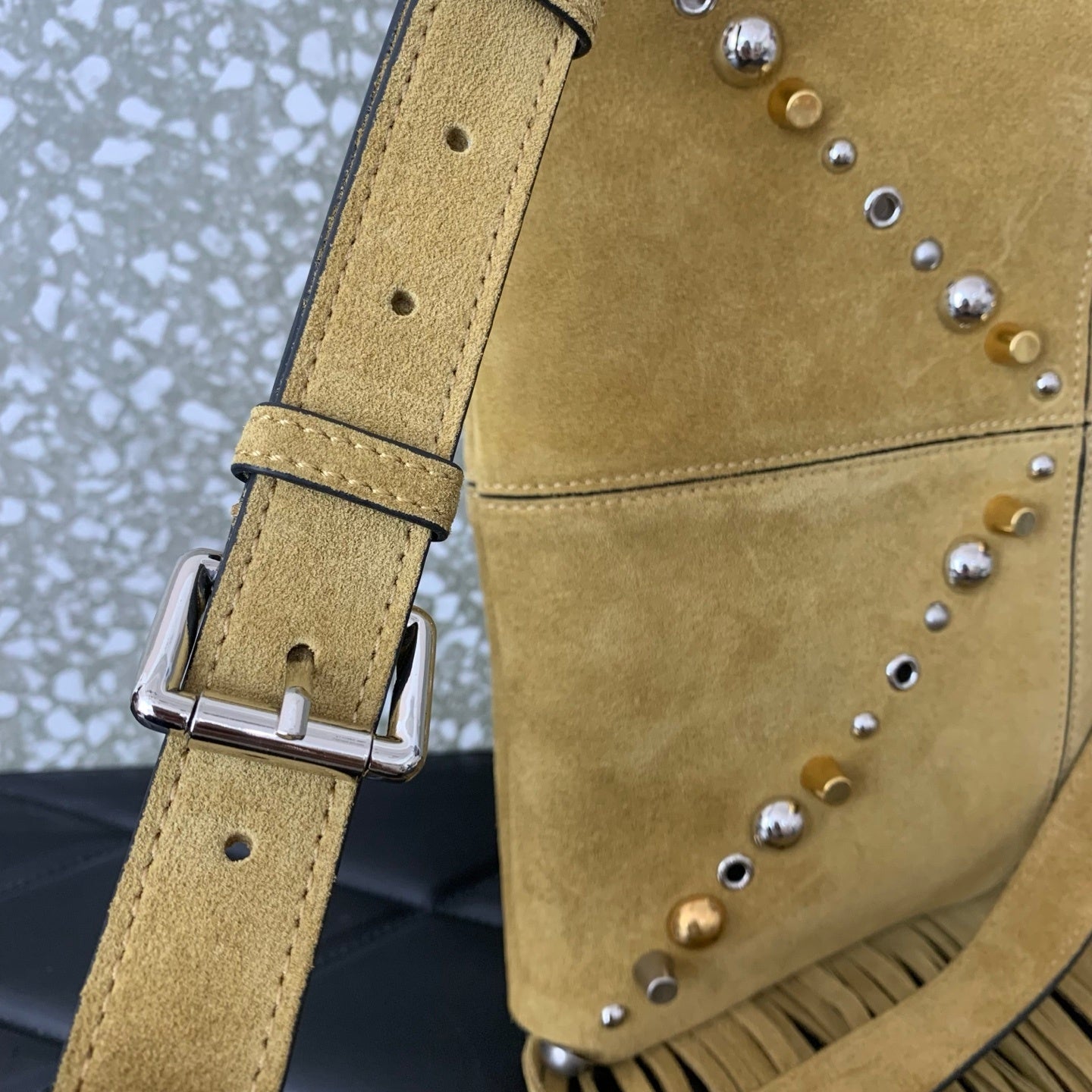 VALENTINO Garavani Nellcôte Small Fringe Bag