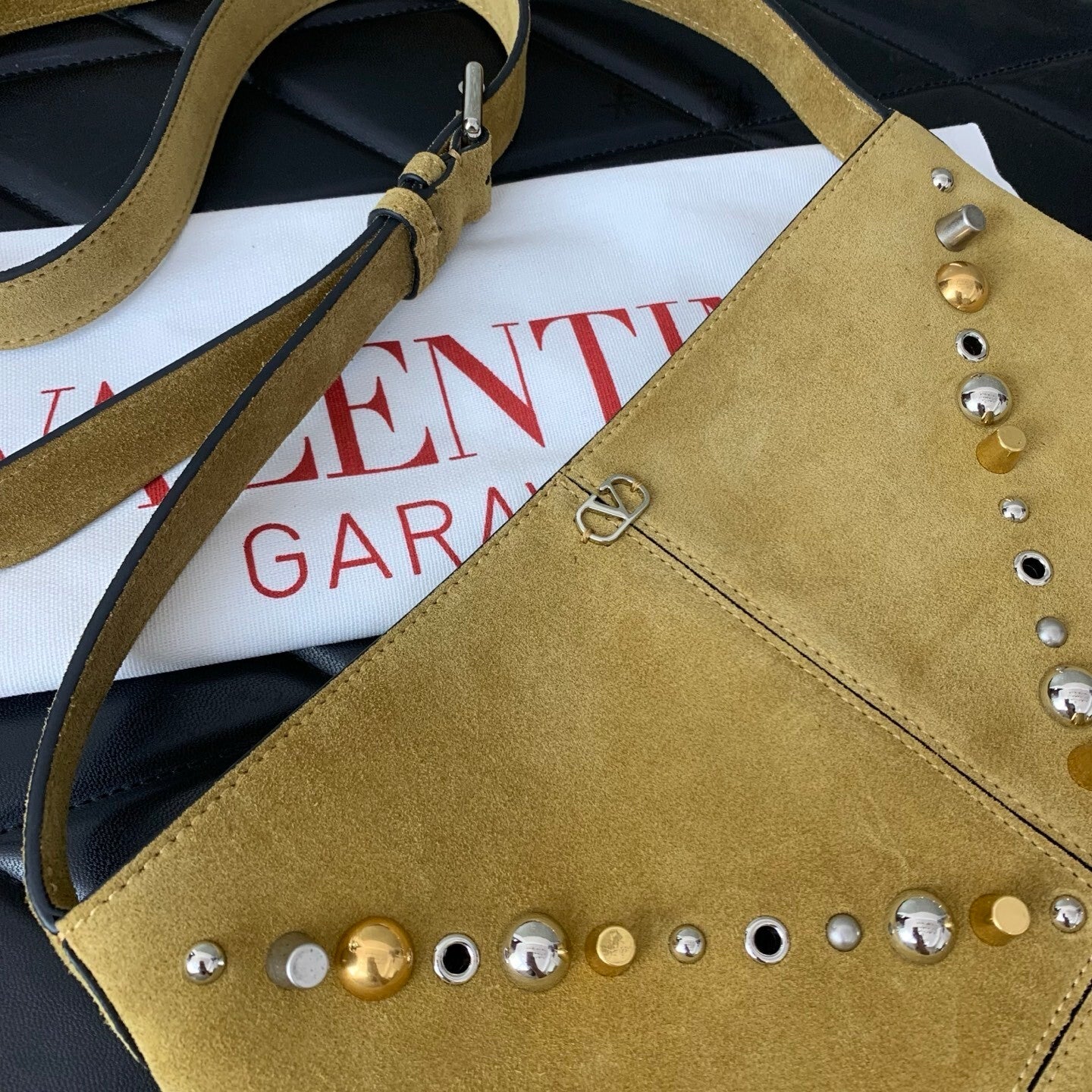 VALENTINO Garavani Nellcôte Small Fringe Bag