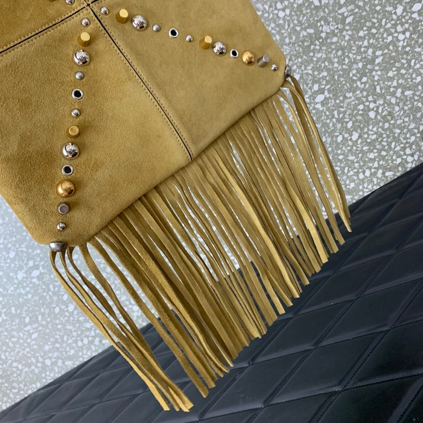 VALENTINO Garavani Nellcôte Small Fringe Bag