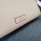 VALENTINO Stud-Closure Calfskin Handbag