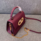 VALENTINO Stud-Closure Calfskin Handbag
