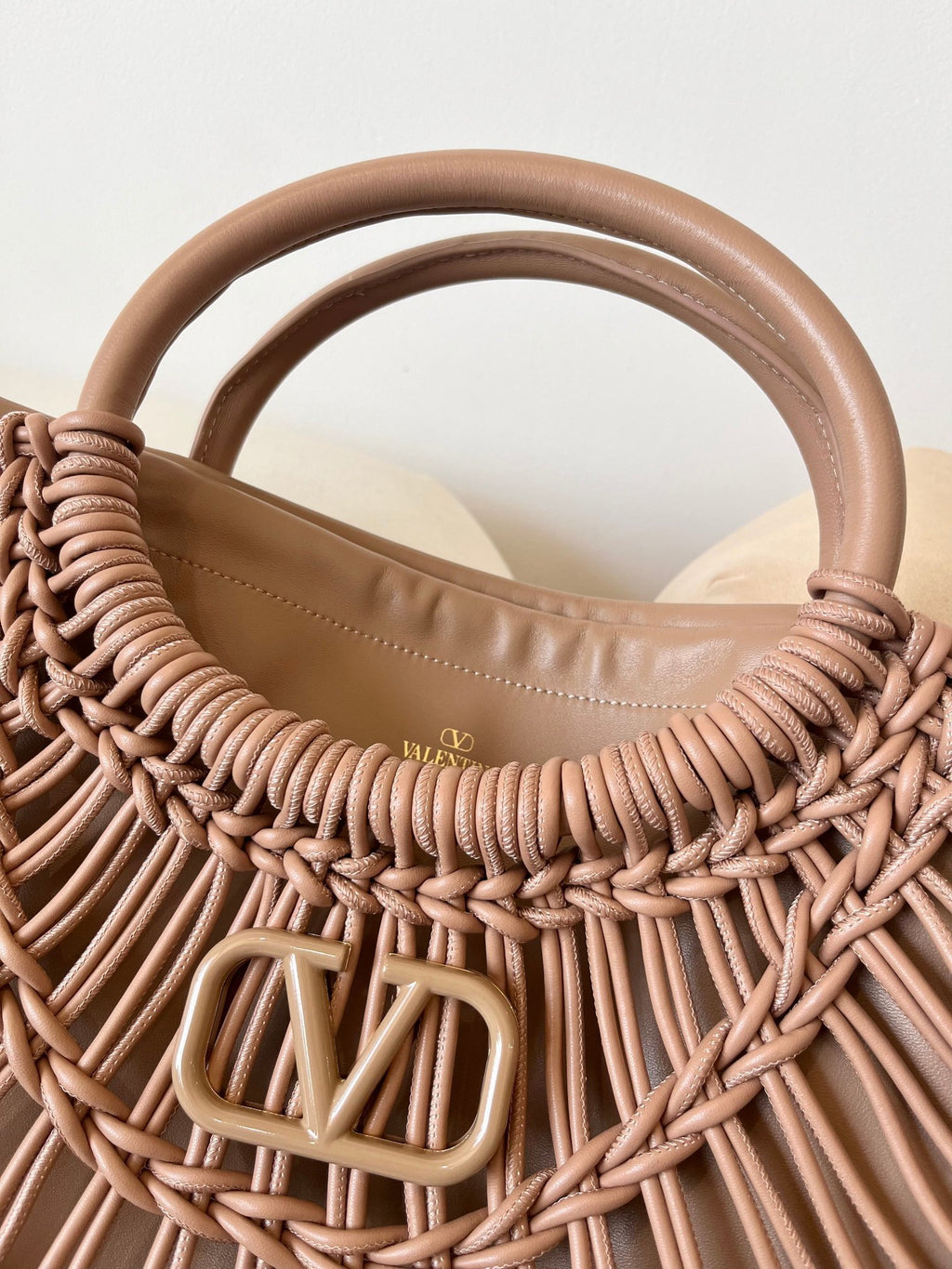 VALENTINO Garavani Allknots Woven Tote Bag