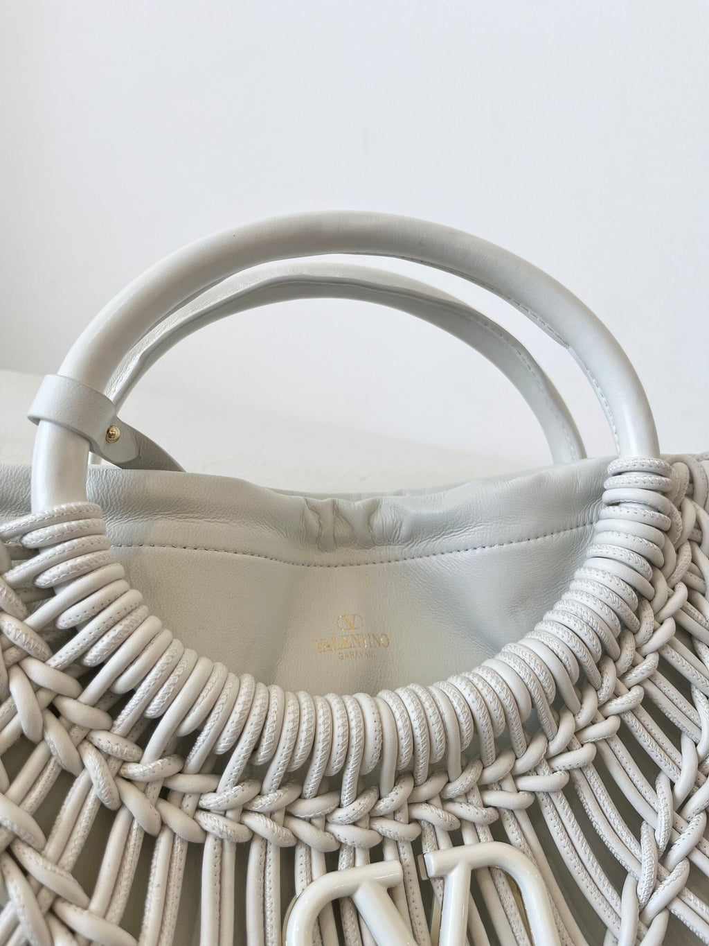 VALENTINO Garavani Allknots Woven Tote Bag