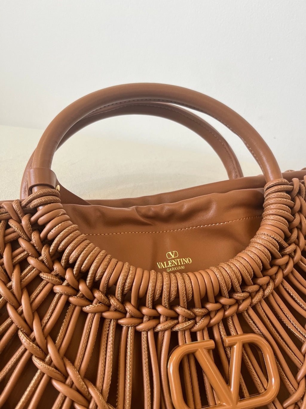 VALENTINO Garavani Allknots Woven Tote Bag