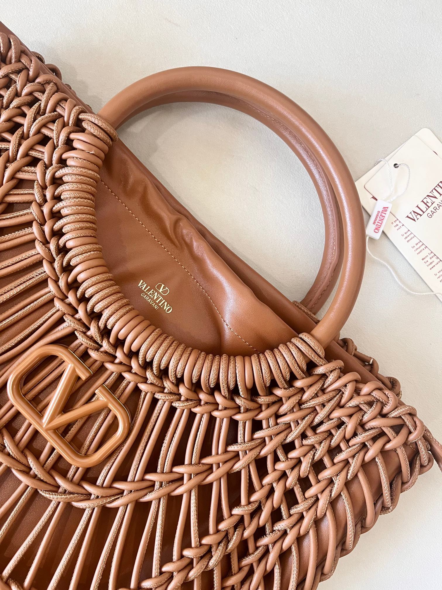 VALENTINO Garavani Allknots Woven Tote Bag