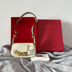 VALENTINO VLogo Chain Small Calfskin Handbag