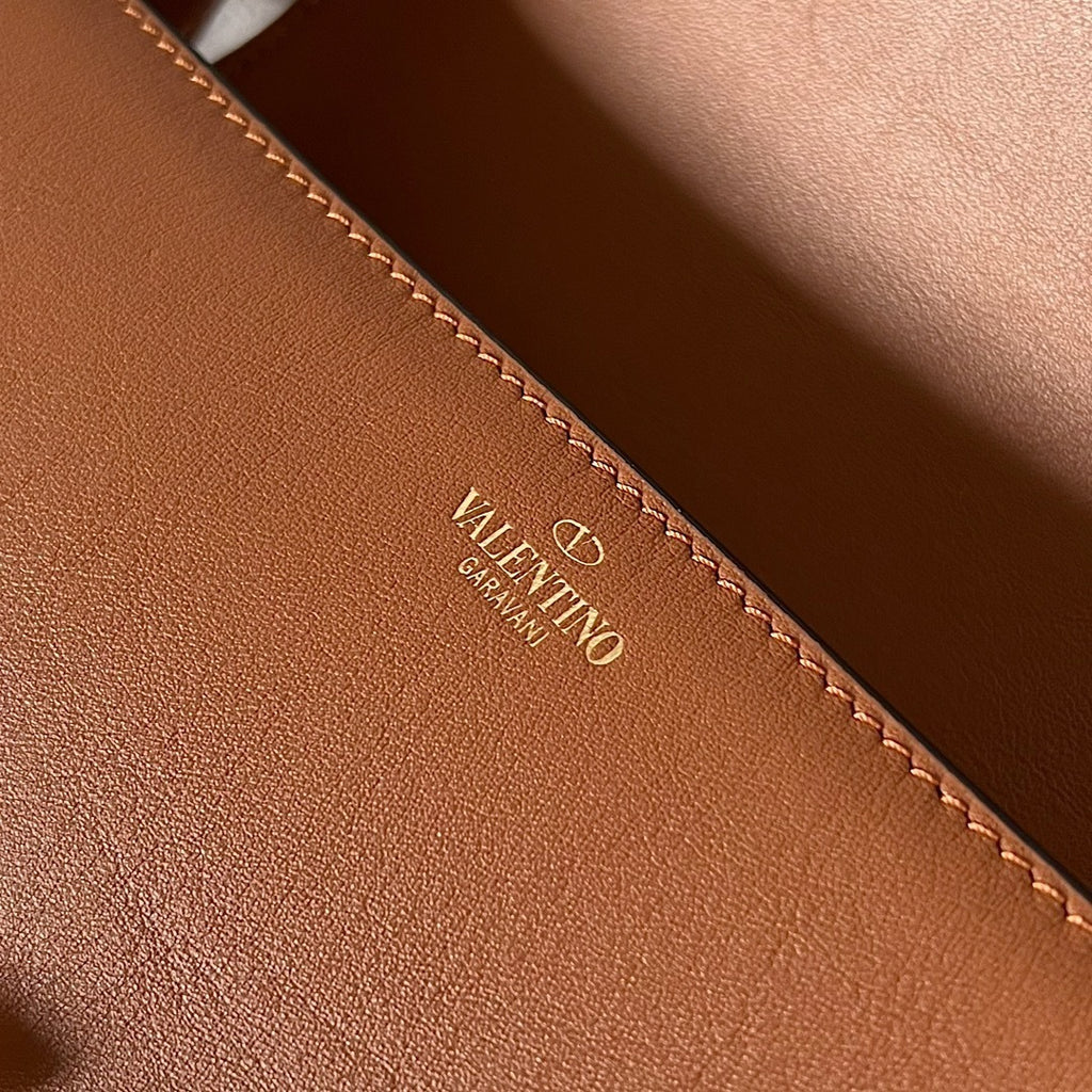 VALENTINO VLogo Chain Large Calfskin Handbag
