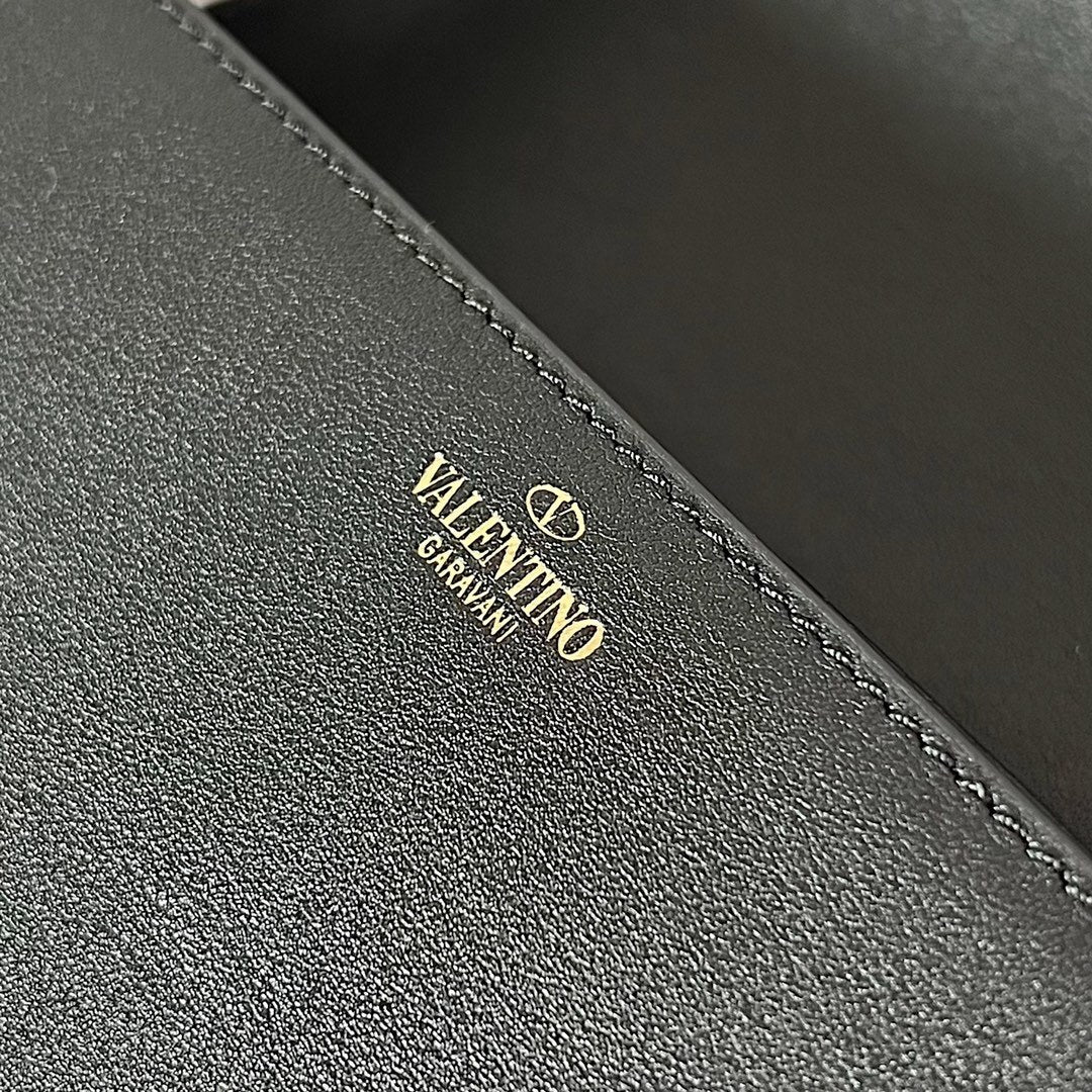 VALENTINO VLogo Chain Large Calfskin Handbag