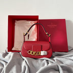 VALENTINO VLogo Chain Large Calfskin Handbag