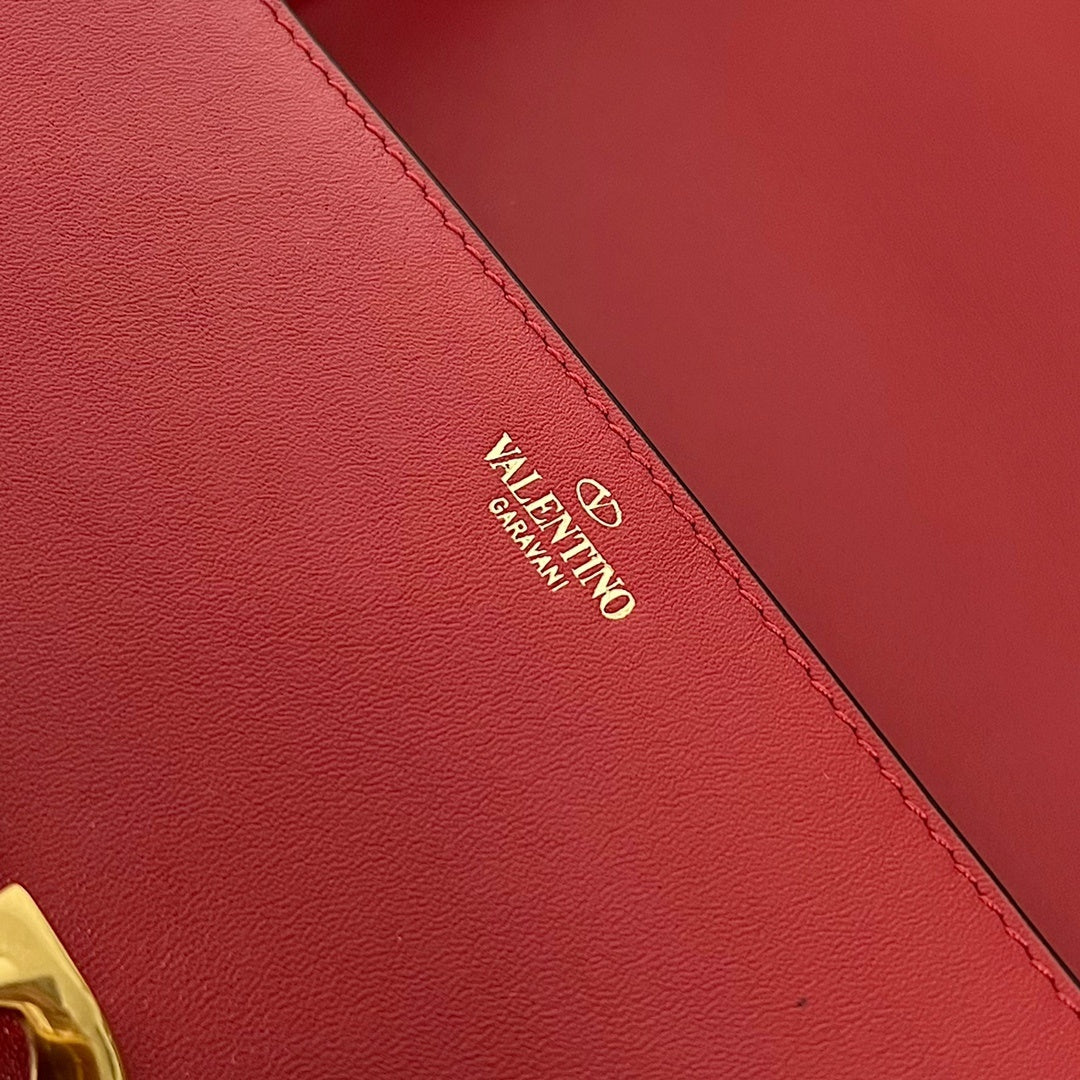 VALENTINO VLogo Chain Large Calfskin Handbag