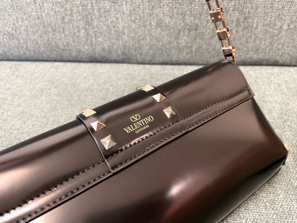VALENTINO Garavani Rockstud Calfskin Handbag