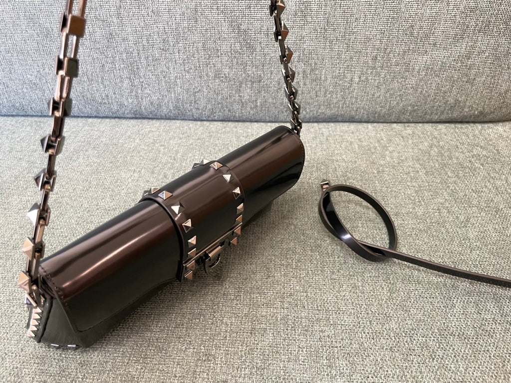 VALENTINO Garavani Rockstud Calfskin Handbag