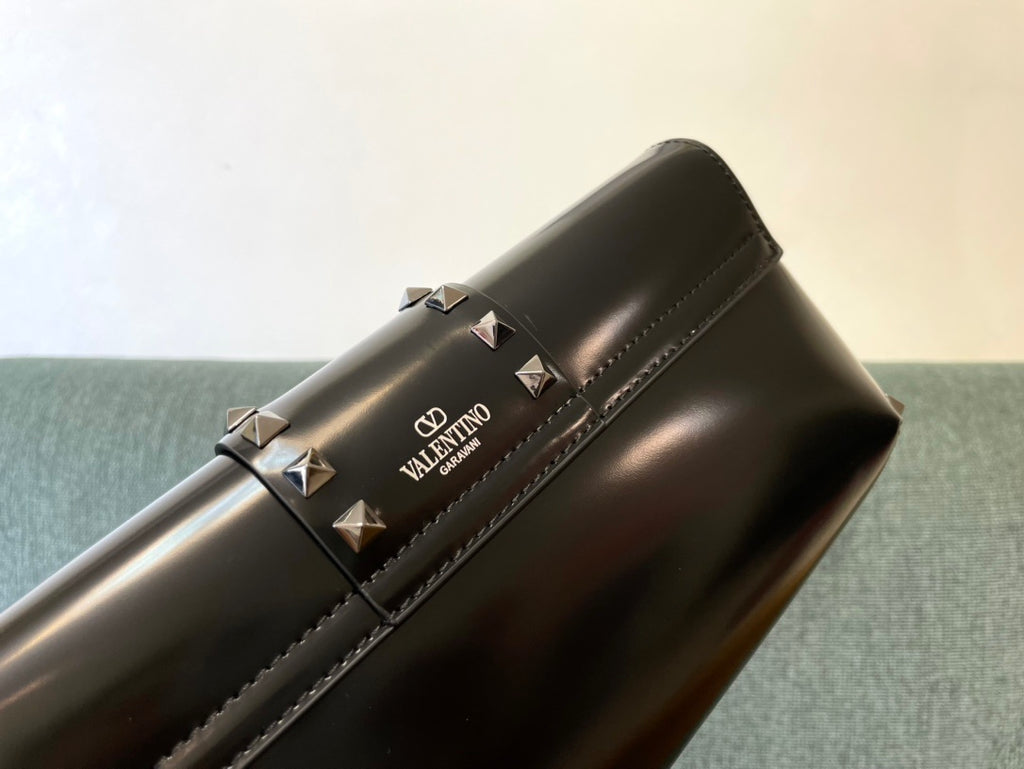 VALENTINO Garavani Rockstud Calfskin Handbag