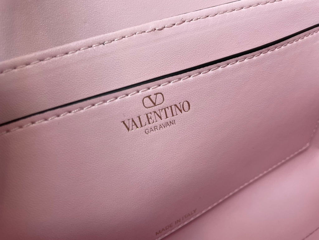 VALENTINO Garavani Rockstud Calfskin Handbag