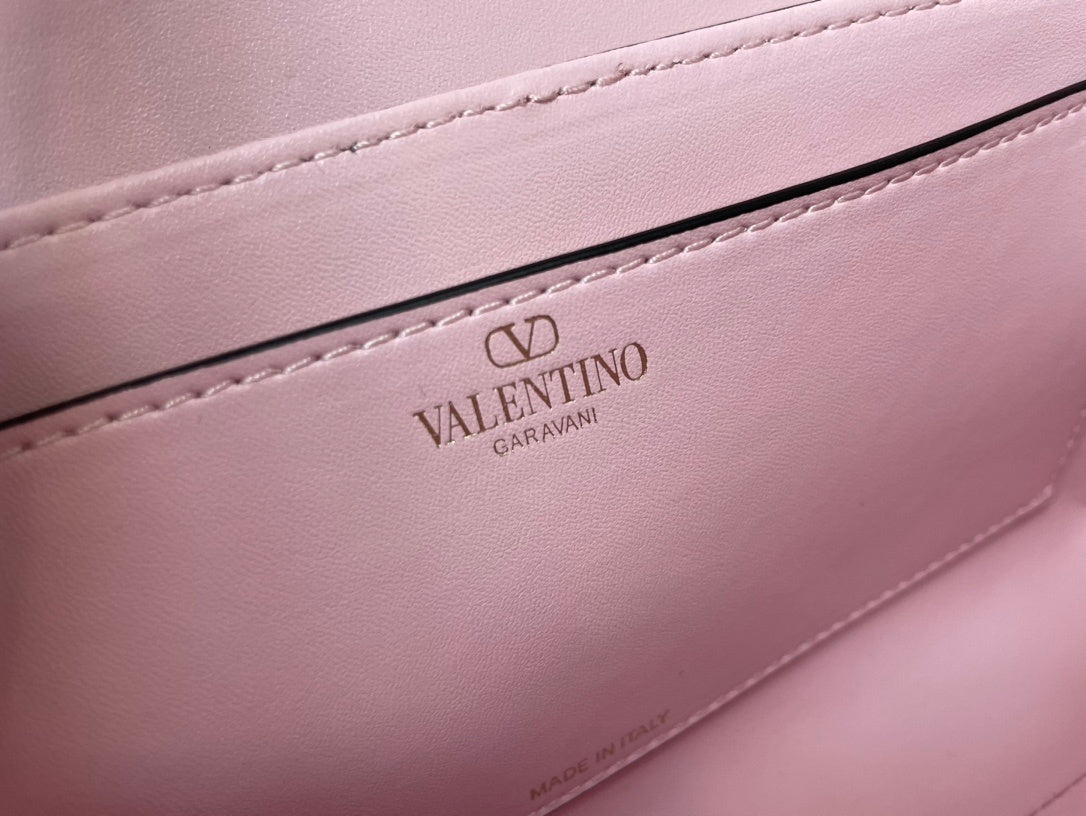 VALENTINO Garavani Rockstud Calfskin Handbag