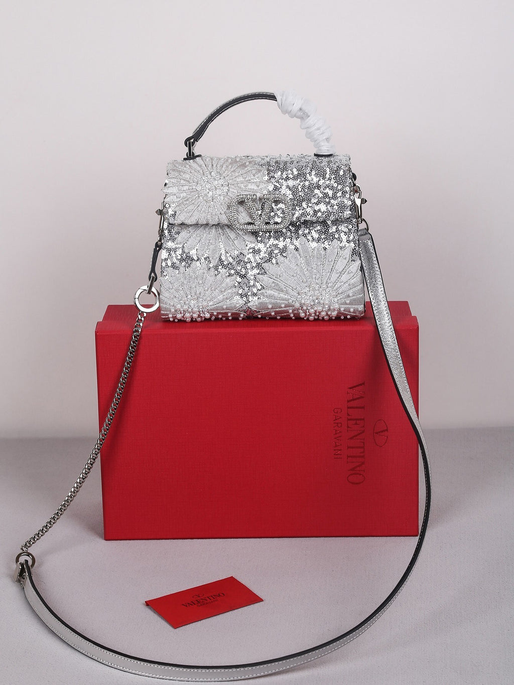 VALENTINO Garavani VSLING 3D Embroidered Mini Bag
