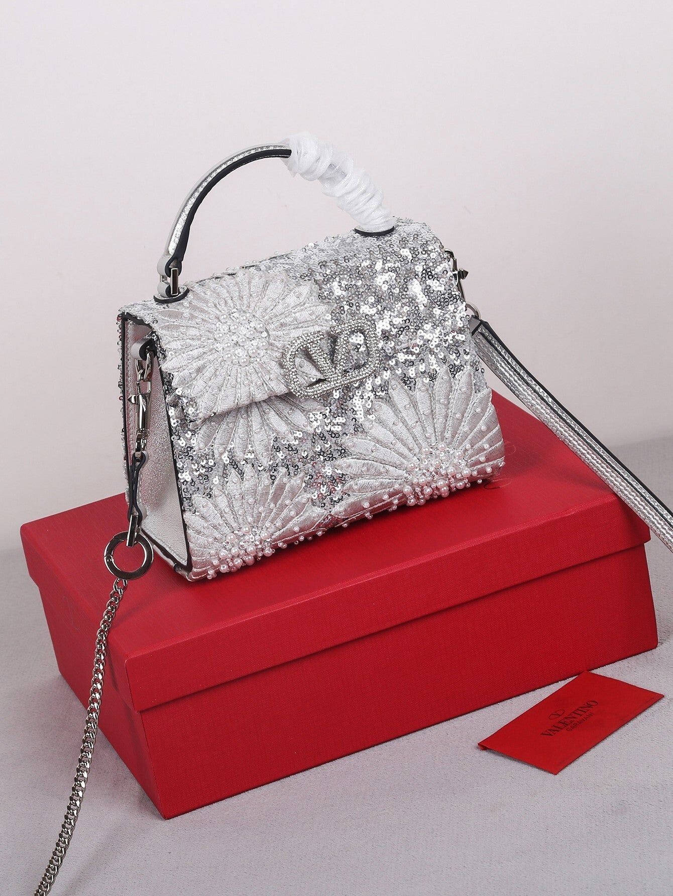 VALENTINO Garavani VSLING 3D Embroidered Mini Bag