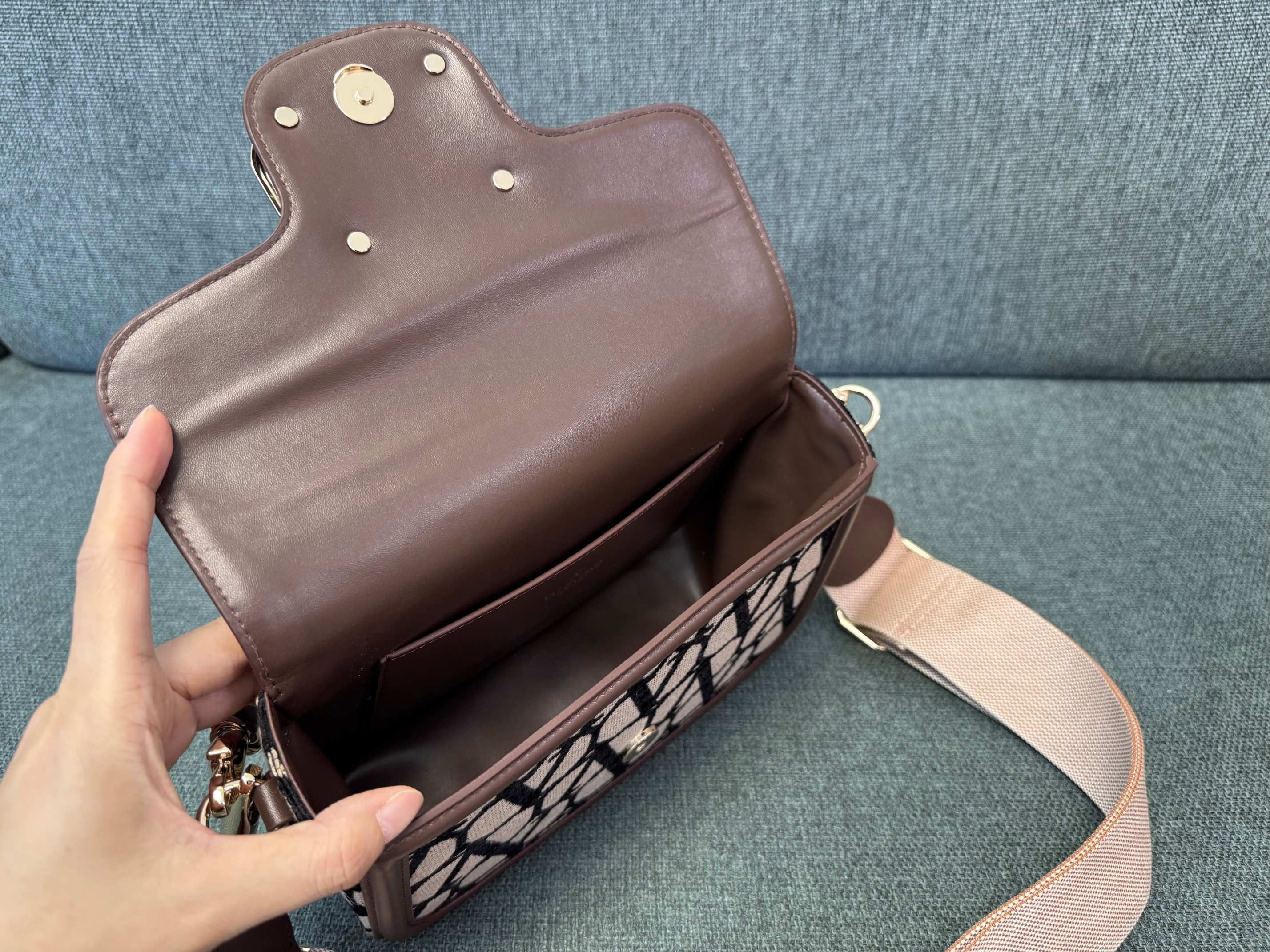 VALENTINO Garavani Alltime Calfskin Handbag