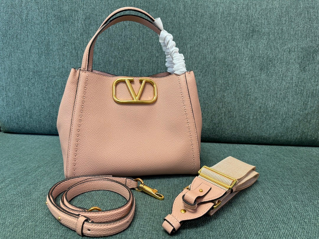 VALENTINO VLogo Signature Calfskin Handbag