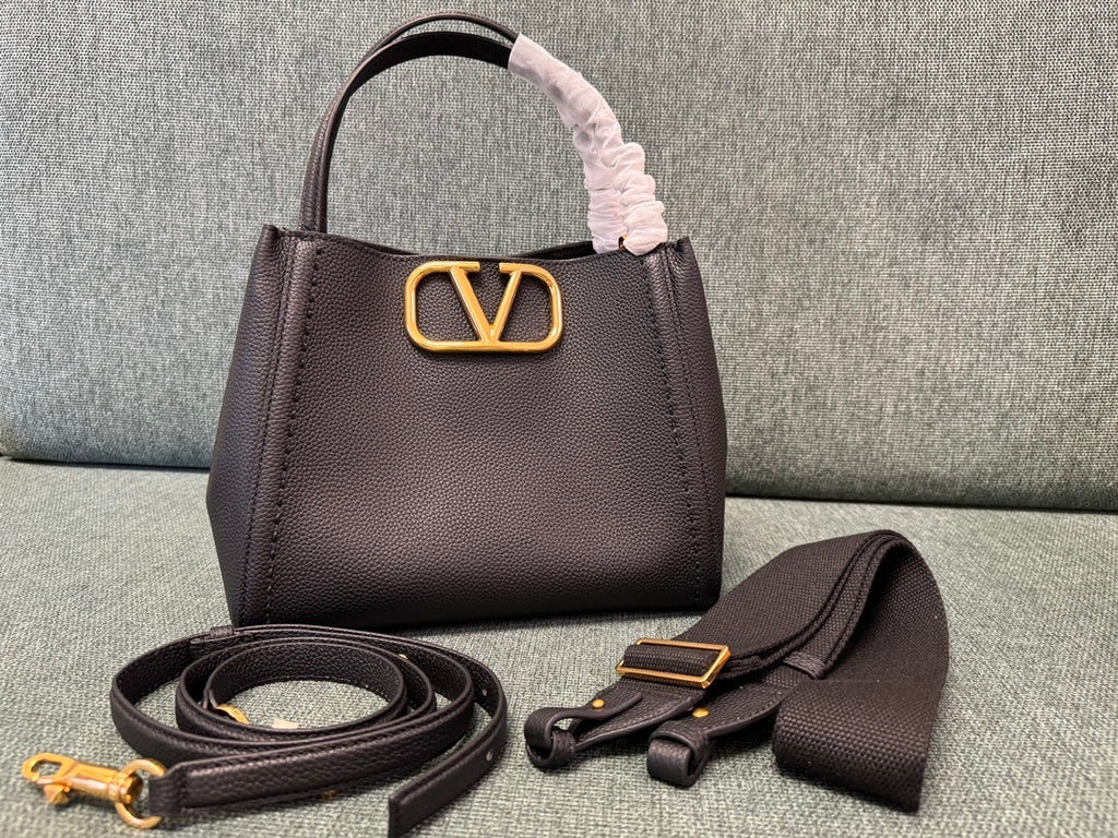 VALENTINO VLogo Signature Calfskin Handbag