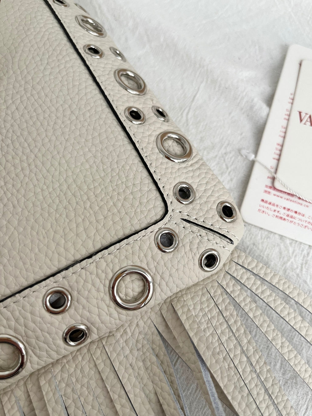 VALENTINO Garavani Nellcôte Small Fringe Bag