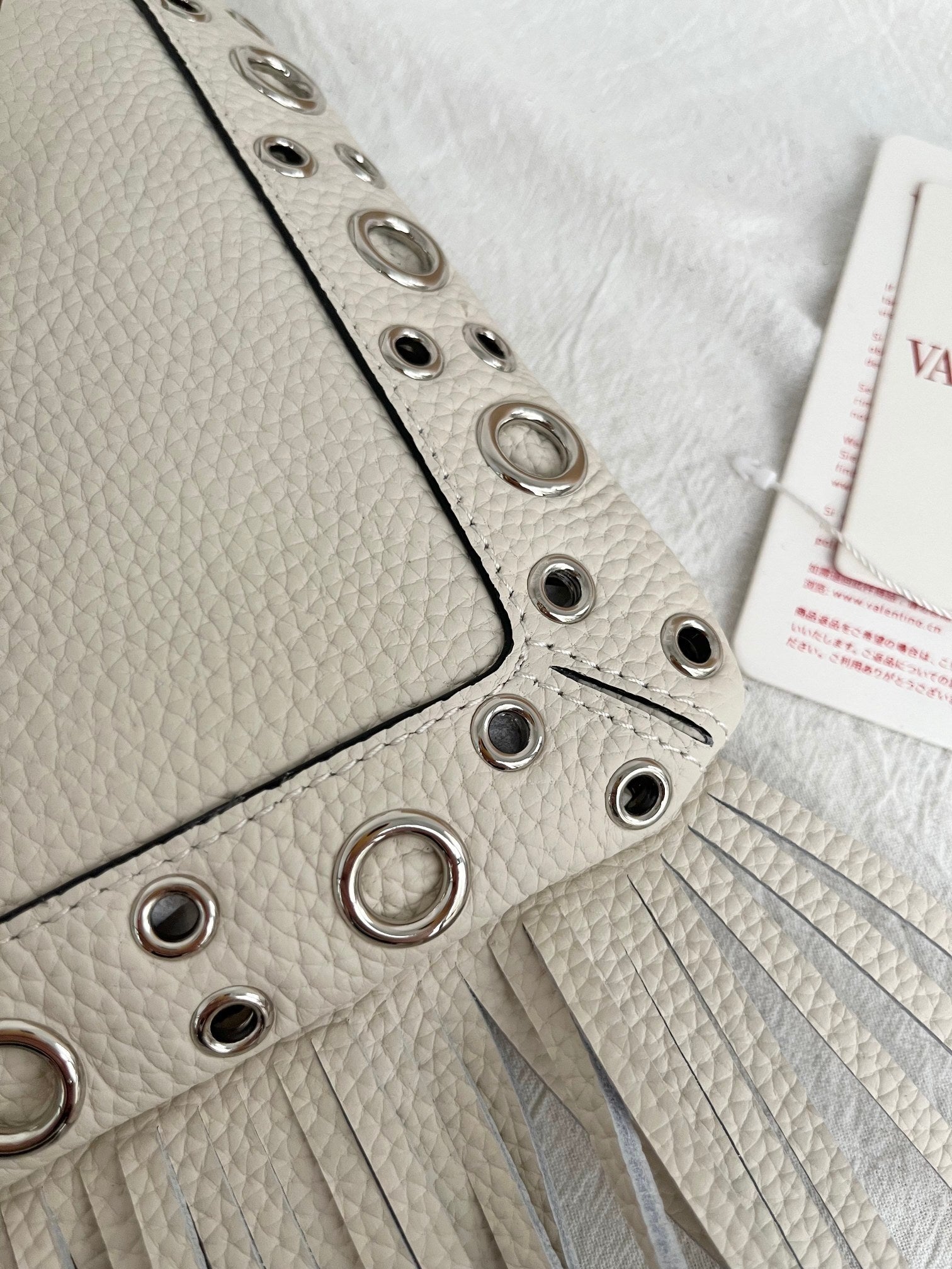 VALENTINO Garavani Nellcôte Small Fringe Bag