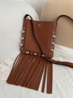 VALENTINO Garavani Nellcôte Small Fringe Bag